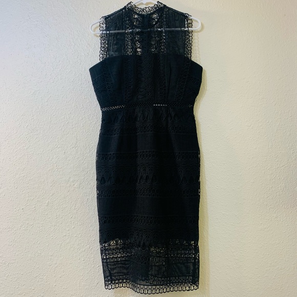 Bardot Mariana Lace Body con black Dress - Picture 4 of 11